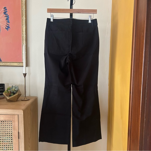 J. Crew Charley Kickout Cropped Pant‎ Flare Chino Black NWT $118 Size 26 (US 2) - Picture 5 of 10